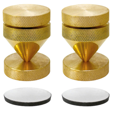 Dynavox spikes 4 stuks - messing