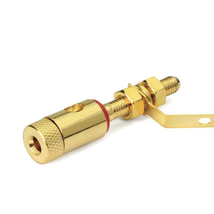 Dynavox - Banaanstekker rood (inbouw)