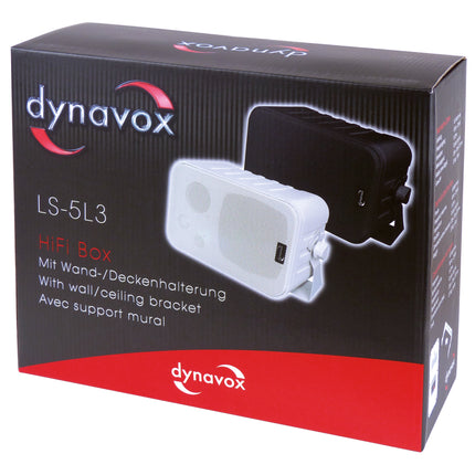 Dynavox mini luidsprekerset 100 watt in het zwart