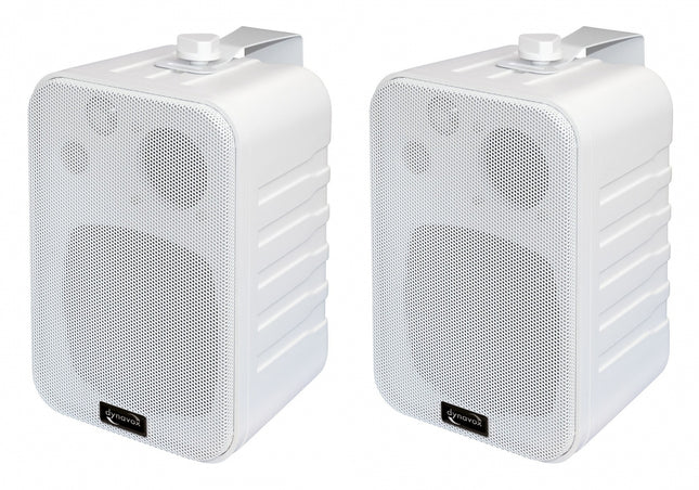 Dynavox mini luidsprekerset 100 watt in het wit