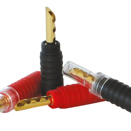 Dynavox banaanstekker set - verguld - Set van 4 stuks