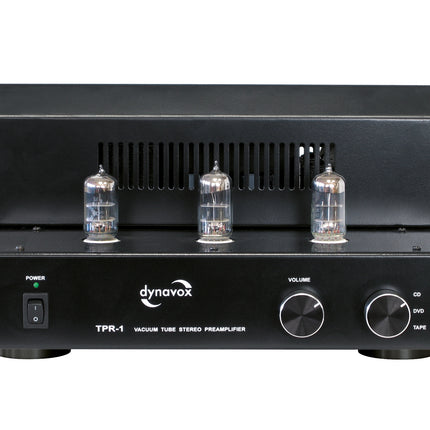 Dynavox TPR-1 buizen voorversterker zwart met 6N3 buizen