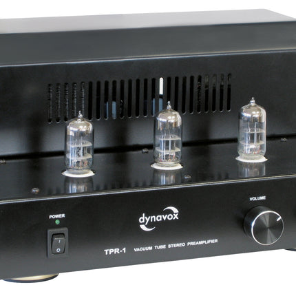 Dynavox TPR-1 buizen voorversterker zwart met 6N3 buizen