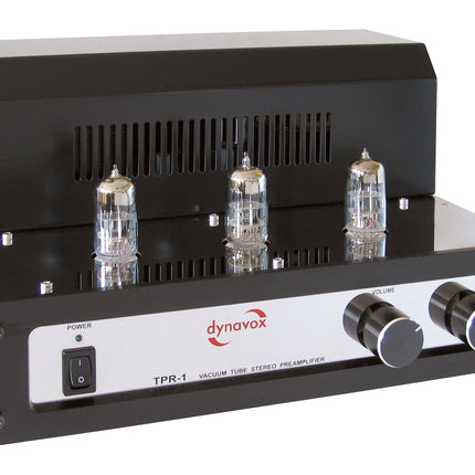 Dynavox TPR-1 buizen voorversterker chrome met 6N3 buizen