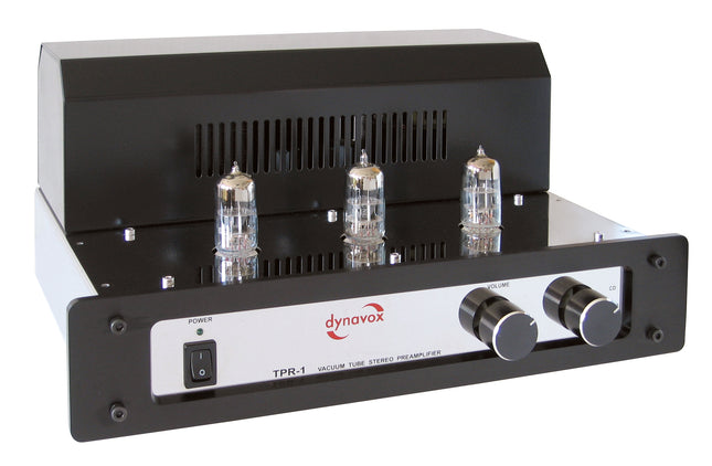 Dynavox TPR-1 buizen voorversterker chrome met 6N3 buizen