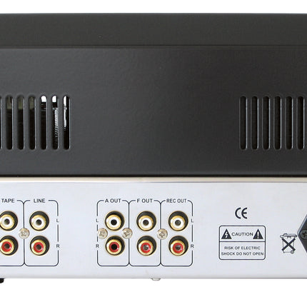 Dynavox TPR-1 buizen voorversterker chrome met 6N3 buizen