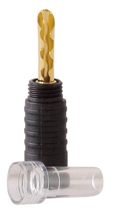 Banaanstekker verguld zwart