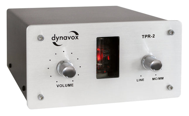 Dynavox TPR-2 zilver buizen voorversterker line en phono