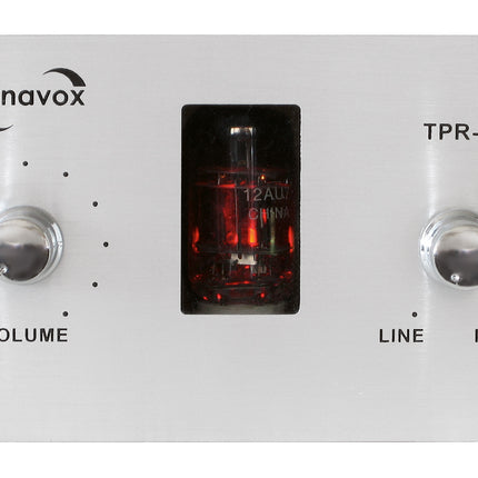 Dynavox TPR-2 zilver buizen voorversterker line en phono