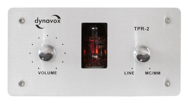 Dynavox TPR-2 zilver buizen voorversterker line en phono