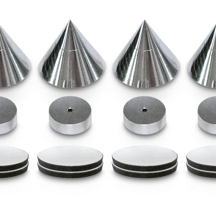 Dynavox spikes 4 stuks - chrome
