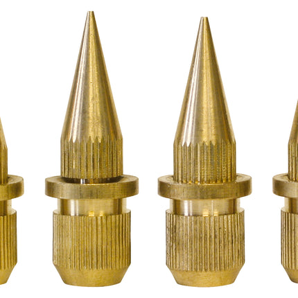 Dynavox spikes 4 delig messing