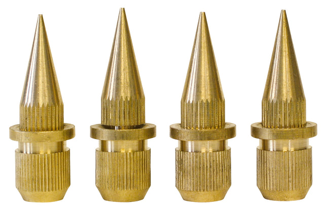 Dynavox spikes 4 delig messing