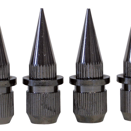 Dynavox spikes 4 delig donker verchroomd