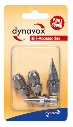 Dynavox spikes 4 delig chrome