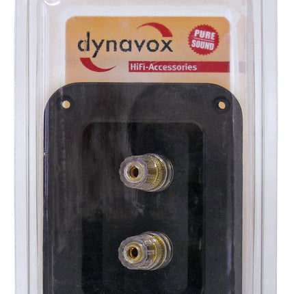 Dynavox Luidsprekeraansluiting | Schroef binding | 125 x 95 mm