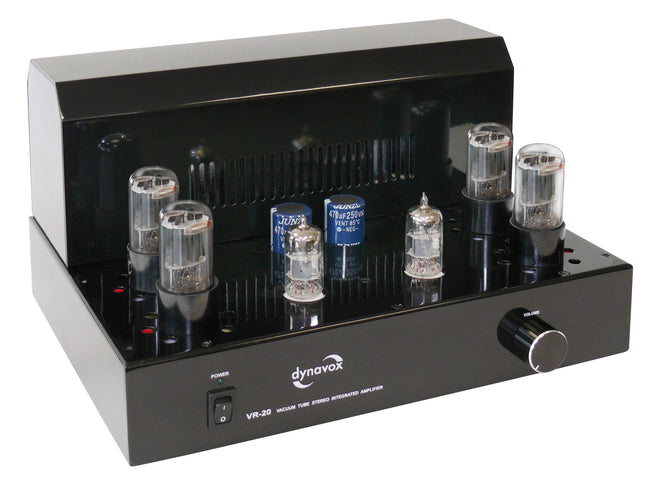 Dynavox VR-20 buizenversterker zwart 2x 10 watt RMS