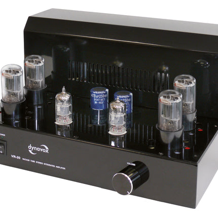 Dynavox VR-20 buizenversterker zwart 2x 10 watt RMS