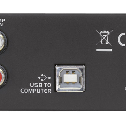 Dynavox UPR-2.0 USB pick up voorversterker zwart