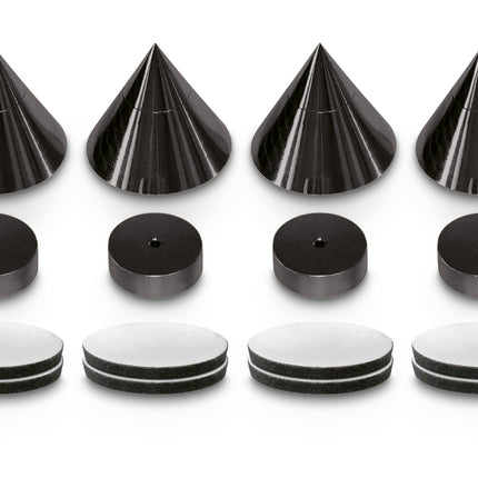 Dynavox spikes 4 stuks in het zwart