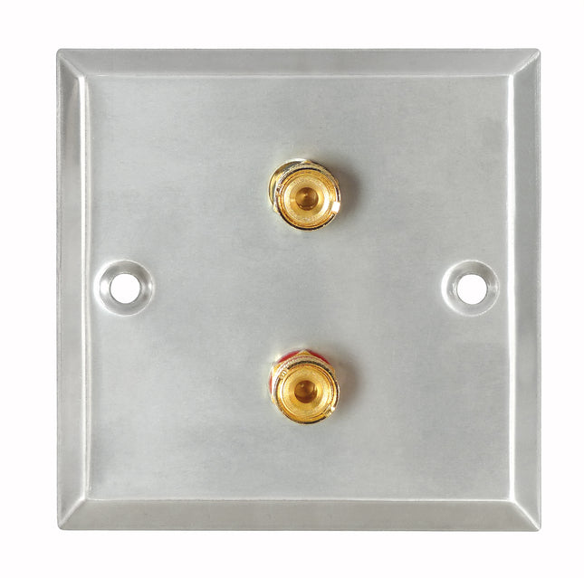 Dynavox Wandcontactdoos voor luidsprekers 2 klemmenblokken voor banaanstekkers