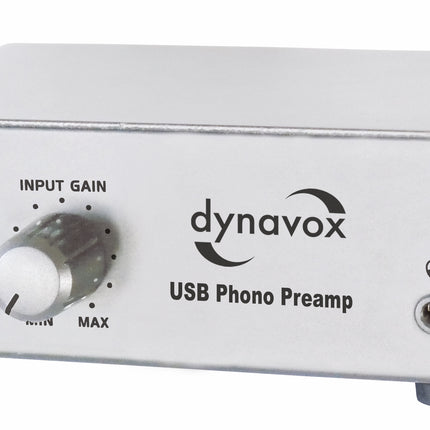 Dynavox UPR-2.0 USB pick up voorversterker zilver