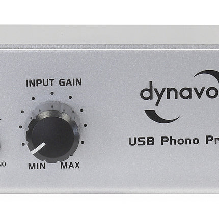 Dynavox UPR-2.0 USB pick up voorversterker zilver
