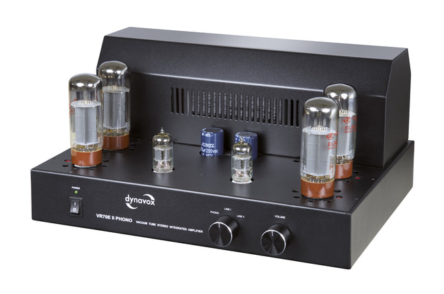 Dynavox phono buizenversterker VR70E II zwart