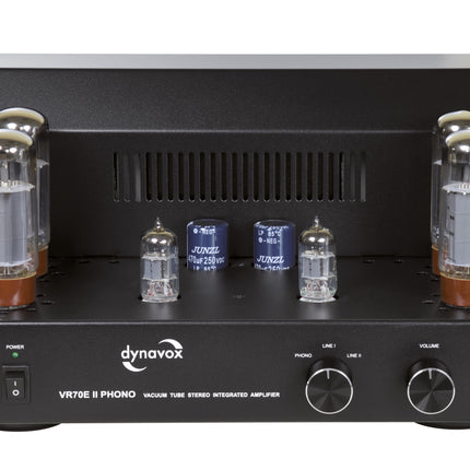 Dynavox phono buizenversterker VR70E II zwart