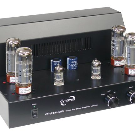 Dynavox phono buizenversterker VR70E II zwart