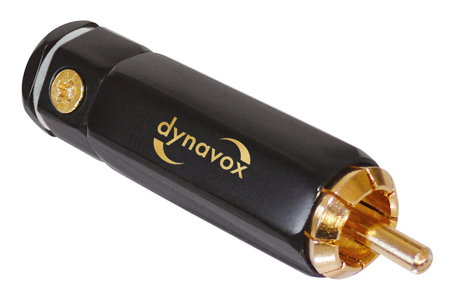Dynavox High End RCA male Connector - Verguld - Wit