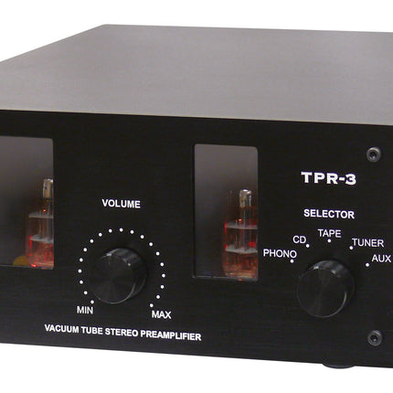 Dynavox TPR-3 buizen voorversterker met phono ingang zwart