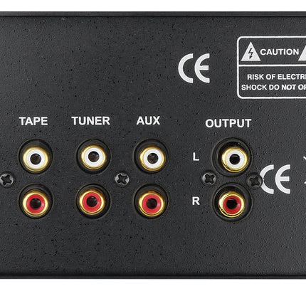 Dynavox TPR-3 buizen voorversterker met phono ingang zilver