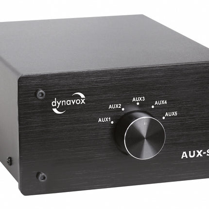 Dynavox AUX-S ingang uitbreider zwart 5 extra ingangen