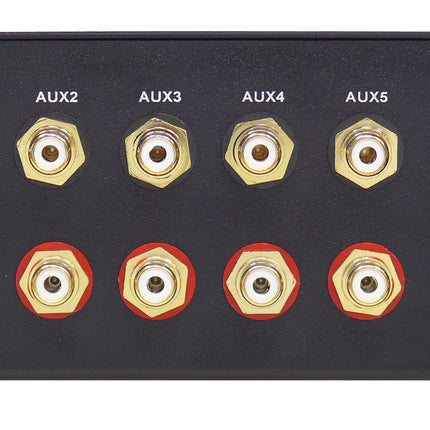 Dynavox AUX-S ingang uitbreider zwart 5 extra ingangen