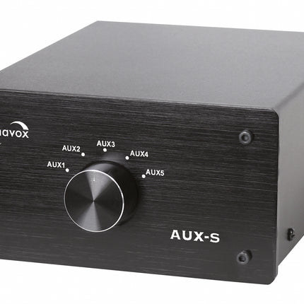 Dynavox AUX-S ingang uitbreider zwart 5 extra ingangen