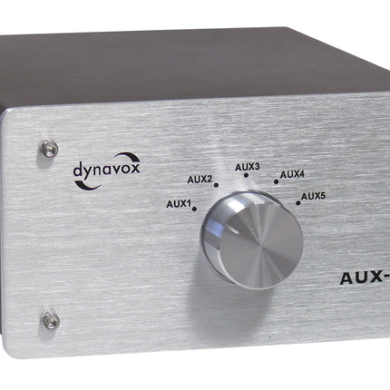 Dynavox AUX-S ingang uitbreider zilver 5 extra ingangen