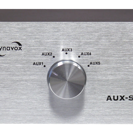 Dynavox AUX-S ingang uitbreider zilver 5 extra ingangen