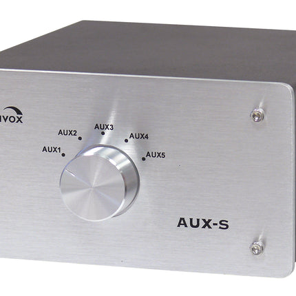 Dynavox AUX-S ingang uitbreider zilver 5 extra ingangen