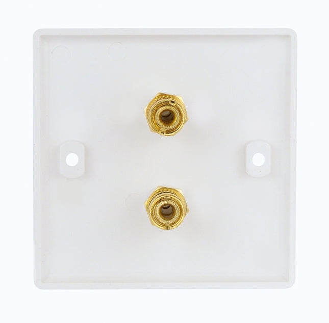 Dynavox LS wandplaat wit - 2 voudig