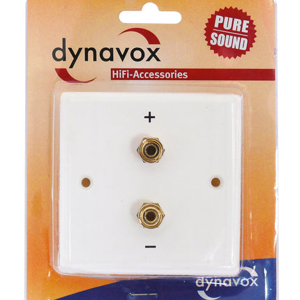 Dynavox LS wandplaat wit - 2 voudig
