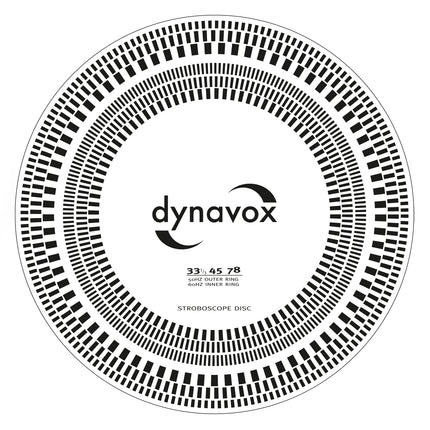 Dynavox Pick-up afregel sjabloon - Instelmal en stroboscoop voor draaitafels
