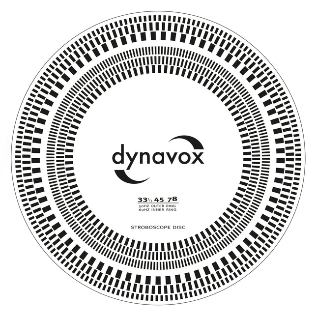 Dynavox Pick-up afregel sjabloon - Instelmal en stroboscoop voor draaitafels