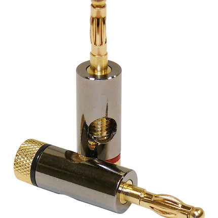 Dynavox banaanpluggen verguld set van 4 stuks