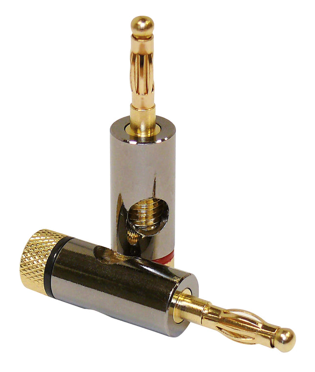 Dynavox banaanpluggen verguld set van 4 stuks