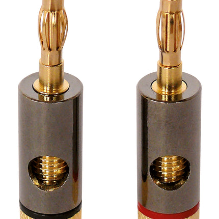 Dynavox banaanpluggen verguld set van 4 stuks