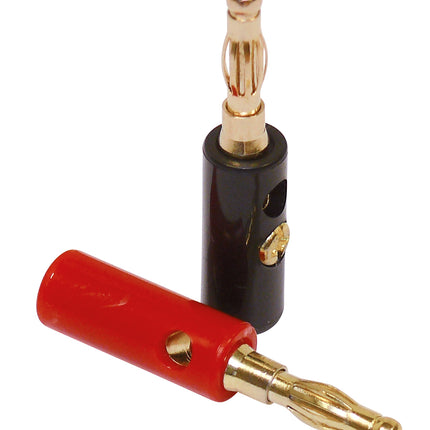 Dynavox banaanstekker set rood/zwart