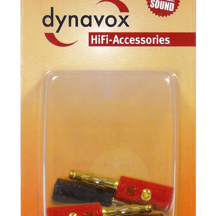 Dynavox banaanstekker set rood/zwart