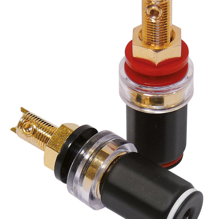 Dynavox banaanstekker set 1x rood 1x zwart