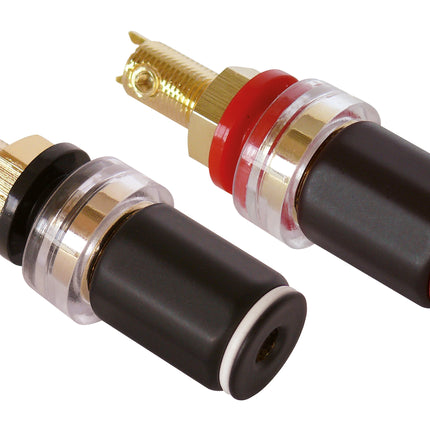 Dynavox banaanstekker set 1x rood 1x zwart